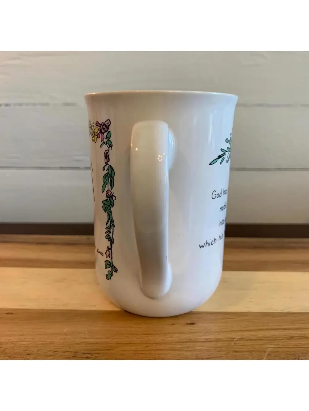 Vintage Marty Links For Papel “Jesus Loves You” Porcelain Mug